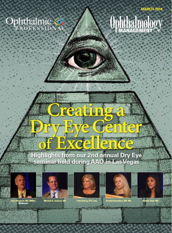 AAO Panel Debate Create a Dry Eye Center of Excellence